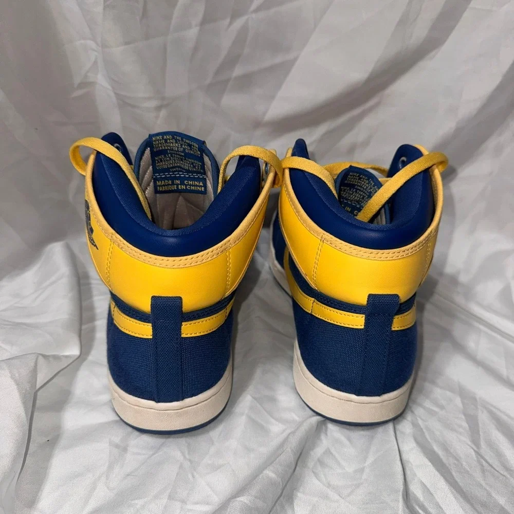 Air Jordan 1 AJKO High Laney True Blue Topaz Gold DO5047-407 Mens 9 - Picture 5 of 9